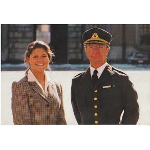 Konung Carl Gustaf och Kronprinsessan Victoria.