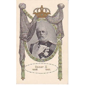 Oscar II - Sveriges Konung.