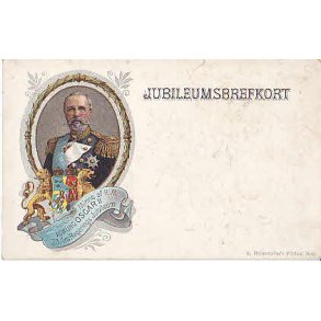 Oscar II - Sveriges Konung 25 Års Jubilæum.