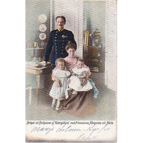 Hertigen och Hertininnan med Margareta og Marta.