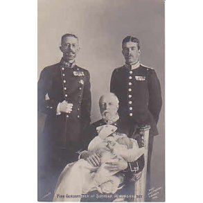 Fyra Generationer af Svenska Konunghuset.