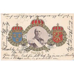 Oscar II - Sveriges Konung.