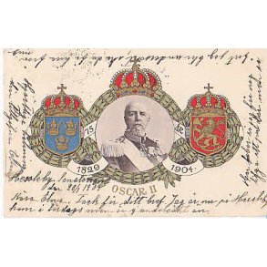 Oscar II - Sveriges Konung.