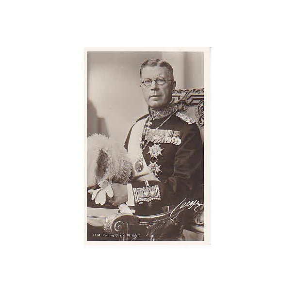 Konung Gustaf VI Adolf.