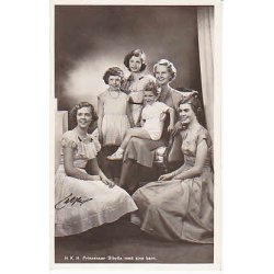 Prinsessan Sibylla med sina Barn.