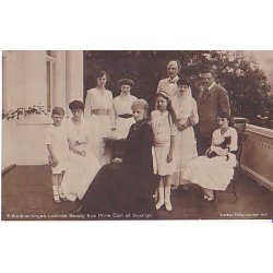 Enkedronningen Lovisa hos prins Carl.