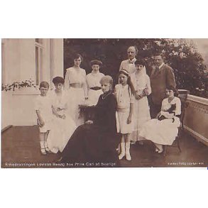 Enkedronningen Lovisa hos prins Carl.