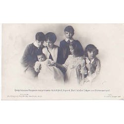 Kronprinsessan Margarethe med sina barn.