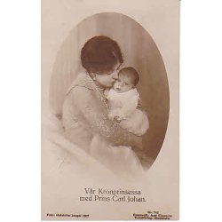 Kronprinsessan med Prins Carl Johan.