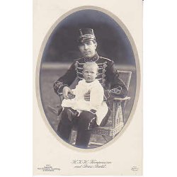 Kronprinsen med Prins Bertil