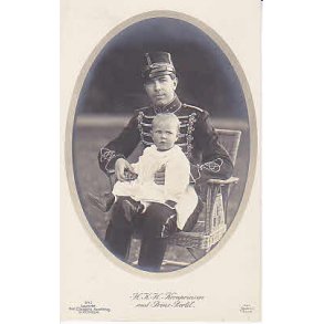 Kronprinsen med Prins Bertil