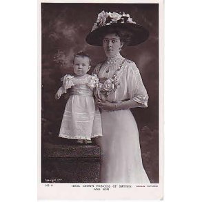 H.R.H. Crown Princess af Sweden and Son.