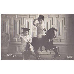 Prinsarna Carl Gustaf och Sigvard