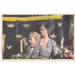 Prinsessan Sibylla med Prins Carl Gustaf.