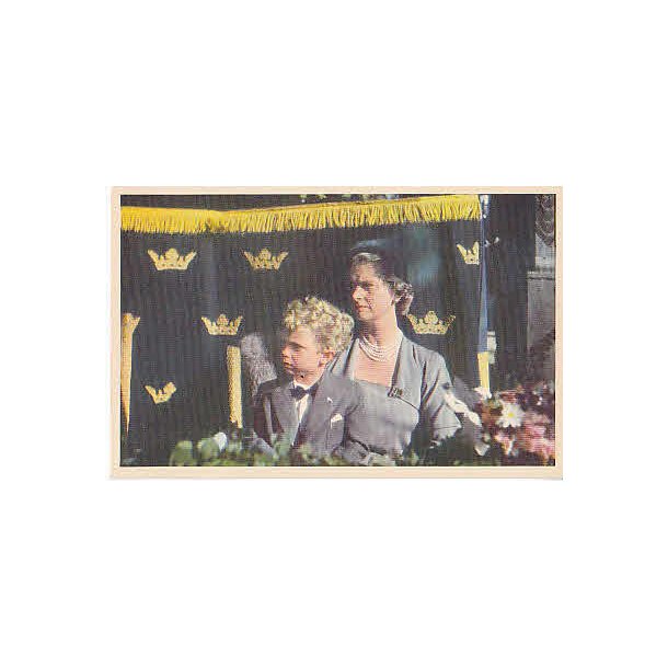 Prinsessan Sibylla med Prins Carl Gustaf.