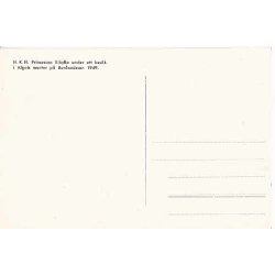 Prinsessan Sibylla p&aring; Bor&aring;sm&aelig;ssan 1949.