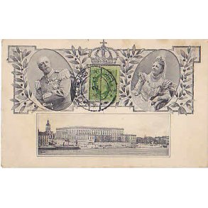 Konung Oscar II och Drottning Sophie.