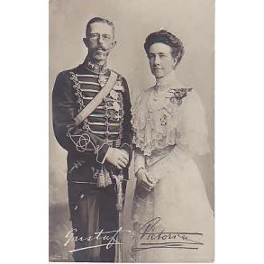 Konung Gustaf och Drottning Victoria