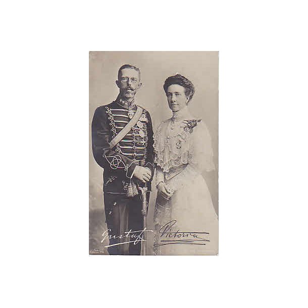 Konung Gustaf och Drottning Victoria