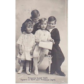 Prinsarne Gustav Adolf-Sigvard-Bertil - Ingrid-