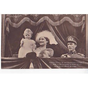 Le Roi Leopold-La Reine Astrid - Albert.