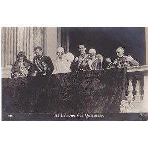 Albert I - Besøg i Italien.