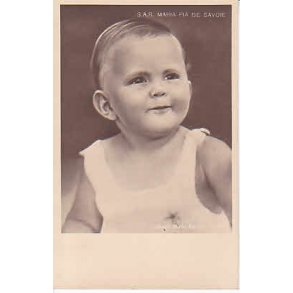 S.A.R.Maria Pia De Savoie.
