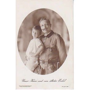 Unser Kaiser und sein ltester enkel.