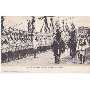 Kaiser Wilhelm Bei den Gardes Du Corps.