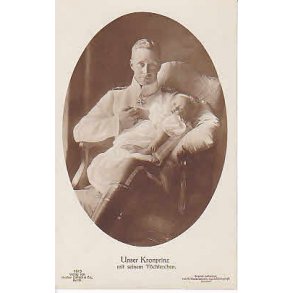 Unsere Kronprinz mit seinem Tochterchen.