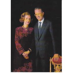 Le Roi Baudoin et la Reine Fabiola.