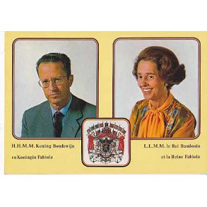 Le Roi Baudoin et la Reine Fabiola.