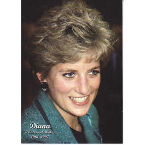 Diana Princess af Wales.