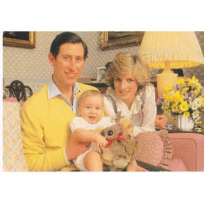 The Prince and Princess af Wales With William.