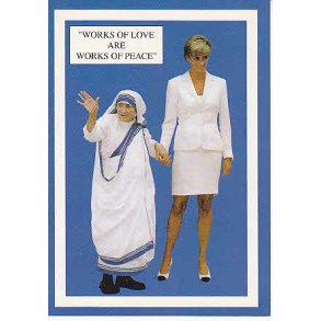 Lady Di Princess af Wales - Mutter Teresa.