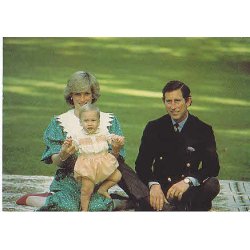 The Prince and Princess af Wales With William.