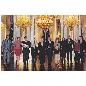 The Royal Family in the Palace.