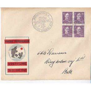 Frimærkeudstilling Vanløse. 27-9-1942
