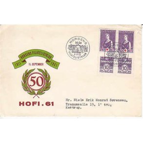 Frimærkeudstilling Horsens 9-9-1961