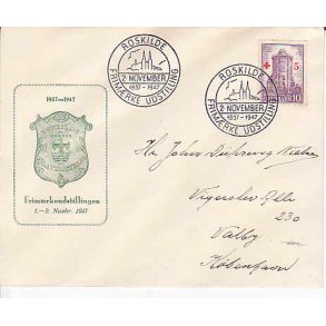 Frimærkeudstilling Roskilde 2-11-1947