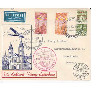 Frimærkeudstilling Viborg 17-4-1939.