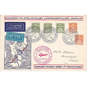 Frimærkeudstilling NAFIA 26-8-1935