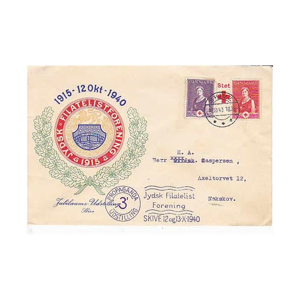Frim&aelig;rkeudstilling Jysk Filatelistf. 12-10-1940