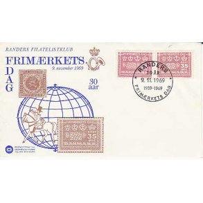 Frimærkeudstilling Randers 9-11-1969