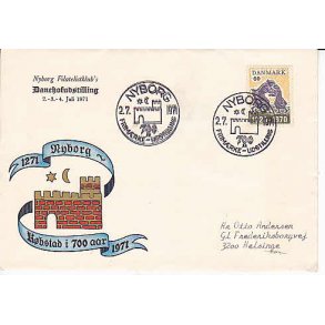 Frimærkeudstilling Nyborg 2-7-1971