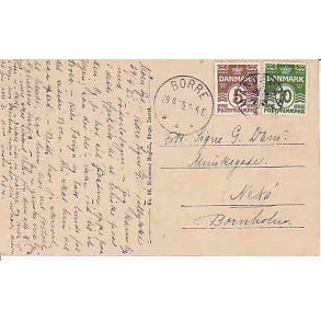 MANDEMARK p Postkort