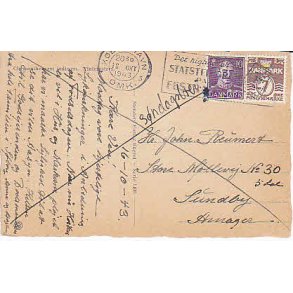 Søndagsbrev til København.