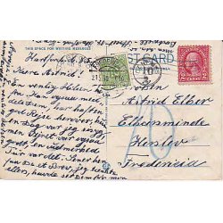 Efterporto - Postkort fra U.S.A.