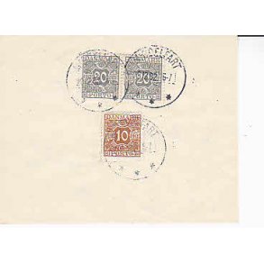 Efterporto - Skyldig Porto (Debetseddel)