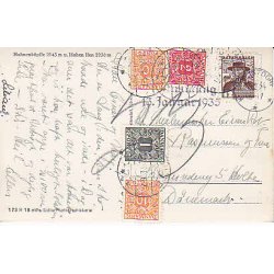 Efterporto - Postkort fra strig